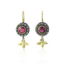Halo Earrings with Bee Drops | Rebecca Myers Collection