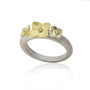 Gold and Silver Bee & Flower Stacking Rings | Rebecca Myers Collection