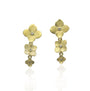 Gold Hydrangea Earrings | Rebecca Myers Collection
