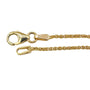 14k Yellow Gold Wheat Chain, clasp ends | Rebecca Myers Collection
