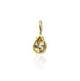 Faceted Yellow Sapphire Teardrop Charm | Rebecca Myers Collection