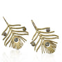 Peacock Feather Earrings | Rebecca Myers Collection